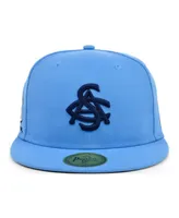 Men's Physical Culture Light Blue Smart Set Athletic Club of Brooklyn Black Fives Fitted Hat