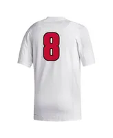 Men's adidas #8 White Louisville Cardinals Alumni Replica Jersey