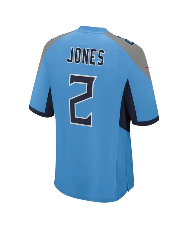 Lids Julio Jones Tennessee Titans Player Name & Number Raglan 3/4-Sleeve T- Shirt - Cream/Navy