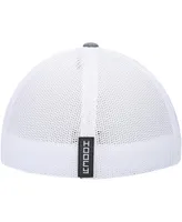 Men's Hooey Heather Charcoal, White Cayman Flex Hat