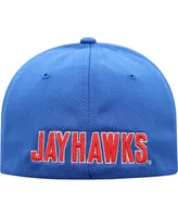 Men's Top of The World Royal Kansas Jayhawks Reflex Logo Flex Hat