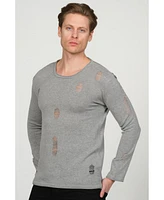 Ron Tomson Men's Modern Distorted Sweater