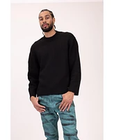 Ron Tomson Men's Modern Oversized Bold Sweater