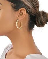 Theodora Hoop Earrings - Gold