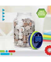 Discovery Kids Digital Coin-Counting Money Jar with Lcd Screen