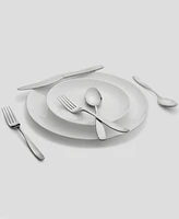 Cambridge Silversmiths Tyrus Satin Mirror 89-Piece Flatware Set, Service for 12