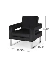 Kirkwood Modern Glam Club Chair