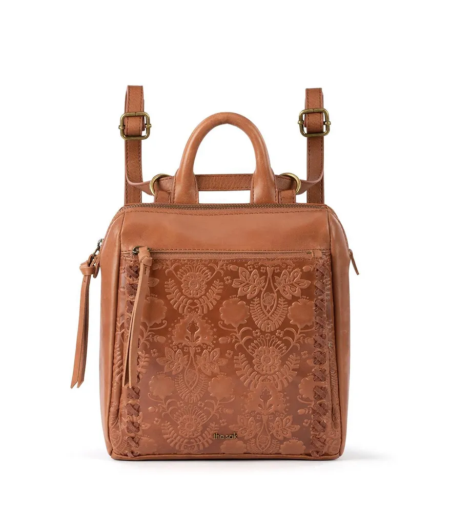 The Sak Loyola Convertible Small Leather Backpack