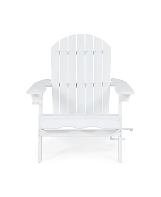 Bellwood Outdoor Acacia Folding Adirondack Chair