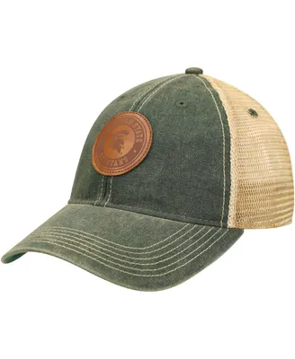 Men's Green Michigan State Spartans Target Old Favorite Trucker Snapback Hat