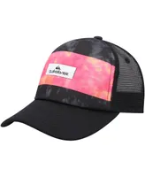 Big Boys Quiksilver Orange, Black Pidgeon Chicken Trucker Snapback Hat