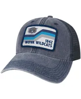 Men's Navy Villanova Wildcats Sun and Bars Dashboard Trucker Snapback Hat