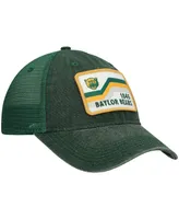 Men's Green Baylor Bears Sun & Bars Dashboard Trucker Snapback Hat