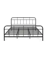 Berthoud Industrial Iron Bed Frame, King