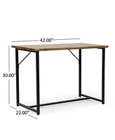 Vinton Modern Industrial Handcrafted Wood Desk