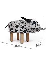 Ferrron Contemporary Kids Cow Ottoman