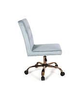 Centennial Glam Tufted Home Office Chair with Swivel Base