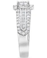 Diamond Princess Bridal Set (3 ct. t.w.) in 14k White Gold