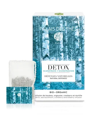 Palais des Thes Scandinavian Detox Natural Defenses Box, Pack of 20 Tea Bags