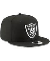 Men's New Era Black Las Vegas Raiders B-Dub 9FIFTY Adjustable Hat