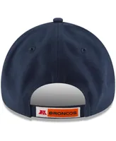 Men's New Era Navy Denver Broncos The League 9FORTY Adjustable Hat