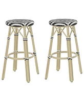 Livio 30" Patio Barstool, Set of 2