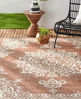 Nicole Miller Patio Country Azalea 5'2" x 7'2" Outdoor Area Rug