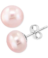 Effy 3-Pc. Set Pink, Peach, & White Cultured Freshwater Pearl (9mm) Stud Earrings in Sterling Silver