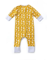 Earth Baby Outfitters Baby Boys or Baby Girls 2 Way Zippy Romper