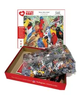 Hart Puzzles Birds 24" x 30" By Wendy Russell Set, 1000 Pieces