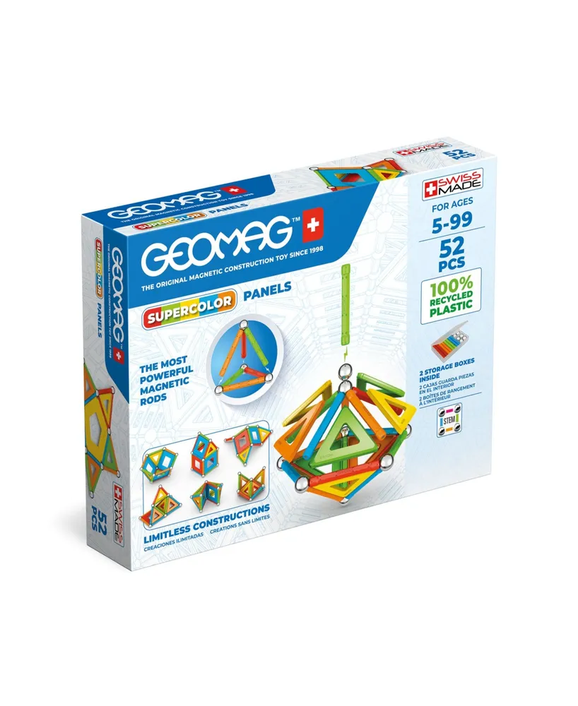 Geomag Supercolor, 52 Pieces