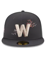 Men's New Era Graphite Washington Nationals City Connect 59FIFTY Fitted Hat