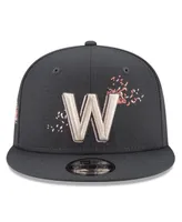 Big Boys and Girls New Era Graphite Washington Nationals City Connect 9FIFTY Snapback Adjustable Hat