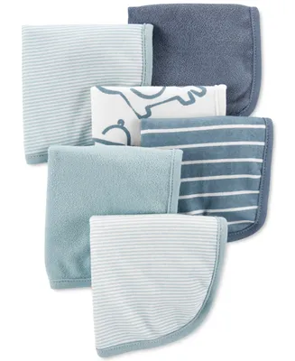 Carter's Baby Boys Assorted Wash Cloths, Pack of 6
