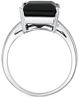 Onyx Statement Ring in Sterling Silver