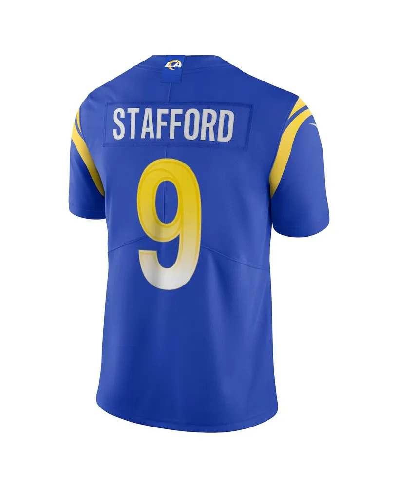 Men's Nike Matthew Stafford Royal Los Angeles Rams Vapor Limited Jersey