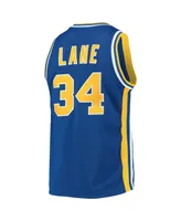 Men's Original Retro Brand Jerome Lane Royal Pitt Panthers Alumni Commemorative Classic Basketball Jersey