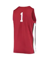 Men's and Women's Nike #1 Cardinal Stanford Replica Basketball Jersey