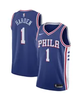 Men's Nike James Harden Royal Philadelphia 76ers 2021/22 Swingman Jersey - Icon Edition