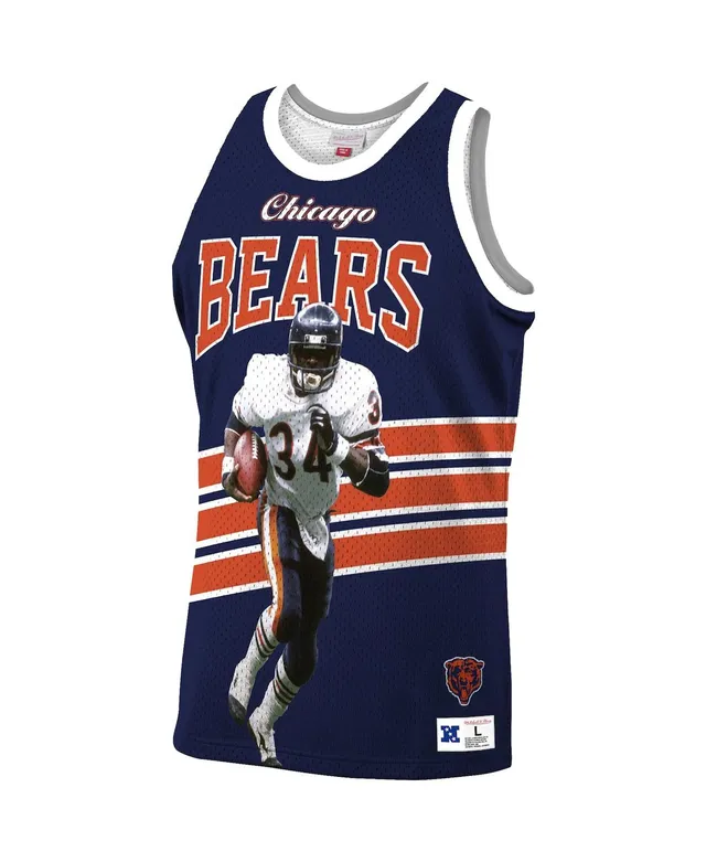 Men's FOCO Navy/Orange Chicago Bears Reversible Mesh Tank Top