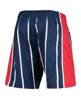 Men's Mitchell & Ness Blue Houston Rockets 1996 Hardwood Classics 75th Anniversary Swingman Shorts