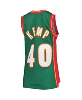 Women's Mitchell & Ness Shawn Kemp Green Seattle SuperSonics 1995-96 Hardwood Classics Swingman Jersey