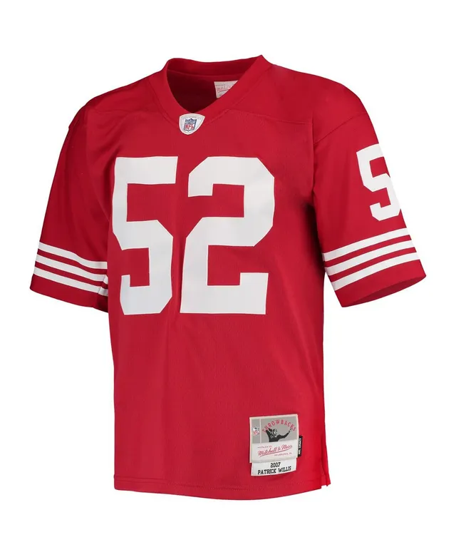 Men's Mitchell & Ness John Taylor Scarlet San Francisco 49ers 1990 Legacy Replica Jersey