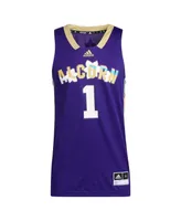 Men's adidas Purple Alcorn State Braves Honoring Black Excellence Replica Basketball Jersey