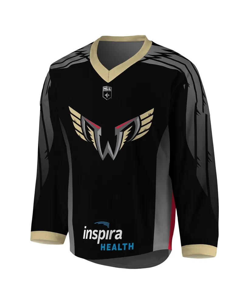 Men's Black, Gray Philadelphia Wings Replica Jersey