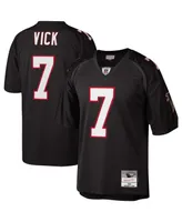 Men's Mitchell & Ness Michael Vick Black Atlanta Falcons Legacy Replica Jersey