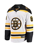 Men's Fanatics David Pastrnak White Boston Bruins Away Premier Breakaway Player Jersey