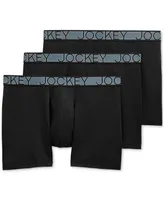 JockeyActive Microfiber 5" Boxer Brief - 3 Pack