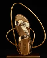 Franco Sarto Women's Glenni Hidden Adjustable Strap Flat Sandals