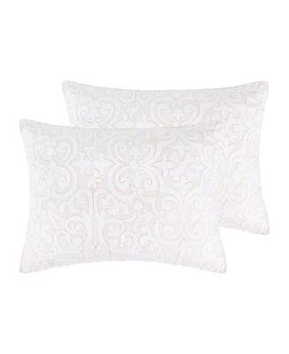 Levtex Sherbourne Quilted Stitch 2-Pc. Sham Set, Standard